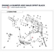 ENGINE LH BUMPER ASSY product image