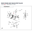 REAR FRAME ASSY product image