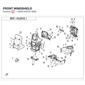FRONT WINDSHIELD product image