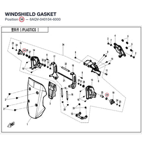 WINDSHIELD GASKET product image