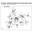 RH WING - INTERCHANGEABLE WITH 6AQV-040204-1002-0RM product image