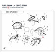 FUEL TANK LH DECO STRIP product image