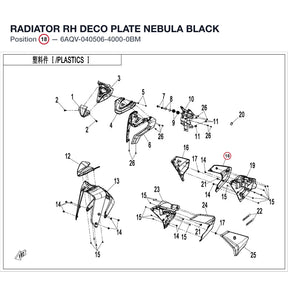 RADIATOR RH DECO PLATE product image