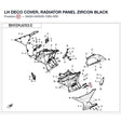 LH DECO COVER, RADIATOR PANEL product image