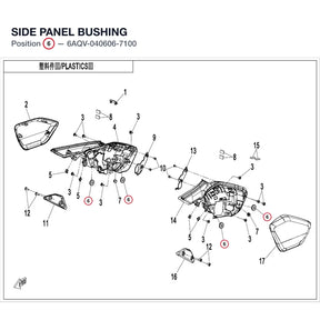 SIDE PANEL BUSHING product image