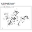 UPPER GUARD,TAILLIGHT product image