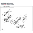 BRACKET, SEAT LOCK product image