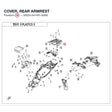 COVER, REAR ARMREST product image