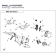 PANEL, LH FOOTREST product image