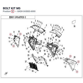 BOLT KIT M5 product image
