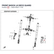 FRONT SHOCK LH DECO GUARD product image