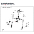 HEADLIGHT BRACKET product image