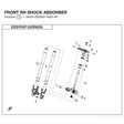 FRONT RH SHOCK ABSORBER product image