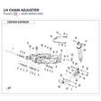 LH CHAIN ADJUSTER product image