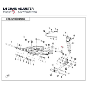 LH CHAIN ADJUSTER product image