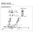 SPACER, TIE ROD product image
