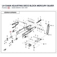 LH CHAIN ADJUSTING DECO BLOCK product image