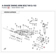 A-SHAPE SWING ARM BOLT product image