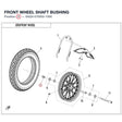FRONT WHEEL SHAFT BUSHING product image
