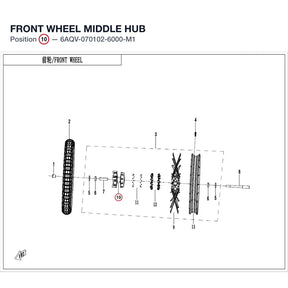 FRONT WHEEL MIDDLE HUB product image
