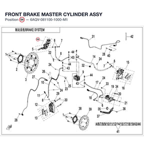 FRONT BRAKE MASTER CYLINDER ASSY product image