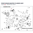 FRONT BRAKE MASTER CYLINDER ASSY product image
