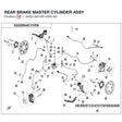REAR BRAKE MASTER CYLINDER ASSY product image