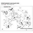 FRONT BRAKE FLUID INLET PIPE product image