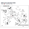 WIRE CLIP, FLUID INLET HOSE product image