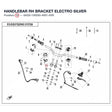HANDLEBAR RH BRACKET product image