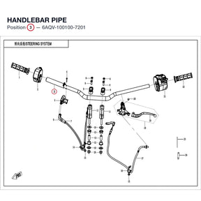 HANDLEBAR PIPE product image