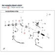 RH HANDLEBAR ASSY product image