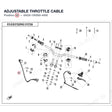 ADJUSTABLE THROTTLE CABLE product image
