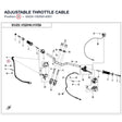 ADJUSTABLE THROTTLE CABLE product image