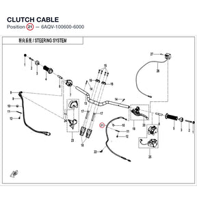 CLUTCH CABLE product image