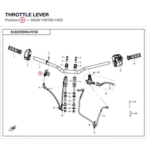 THROTTLE LEVER product image