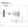 REAR SPROCKET product image