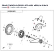 REAR FENDER OUTER PLATE ASSY product image