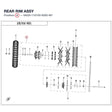 REAR RIM ASSY product image