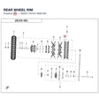 REAR WHEEL RIM product image