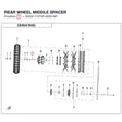 REAR WHEEL MIDDLE SPACER product image