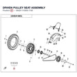 DRIVEN PULLEY SEAT ASSEMBLY product image
