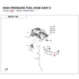 HIGH-PRESSURE FUEL HOSE ASSY 2 product image