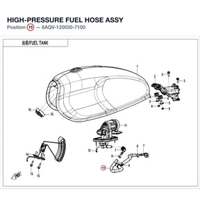 HIGH-PRESSURE FUEL HOSE ASSY product image