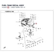 FUEL TANK DECAL ASSY product image