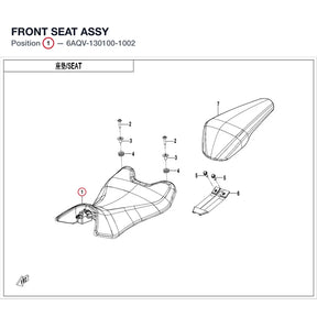 FRONT SEAT ASSY product image
