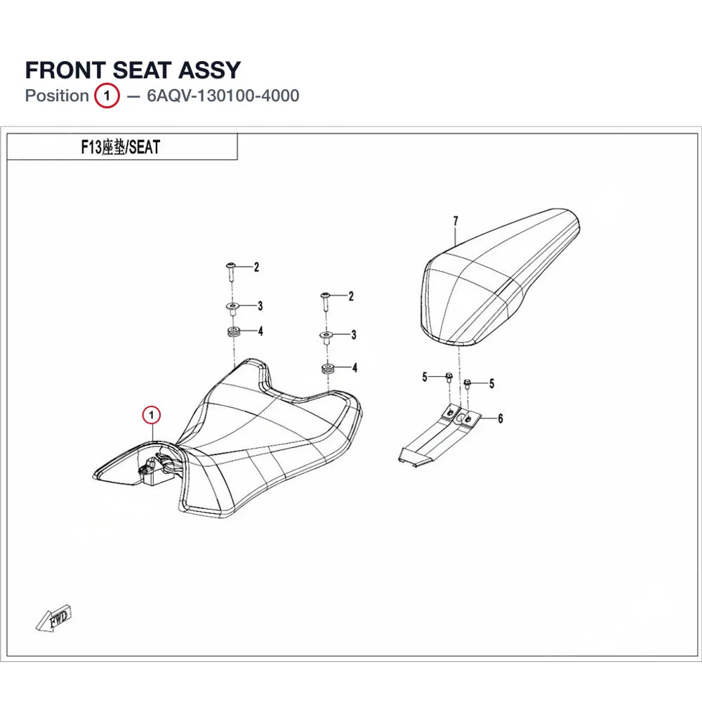 FRONT SEAT ASSY product image