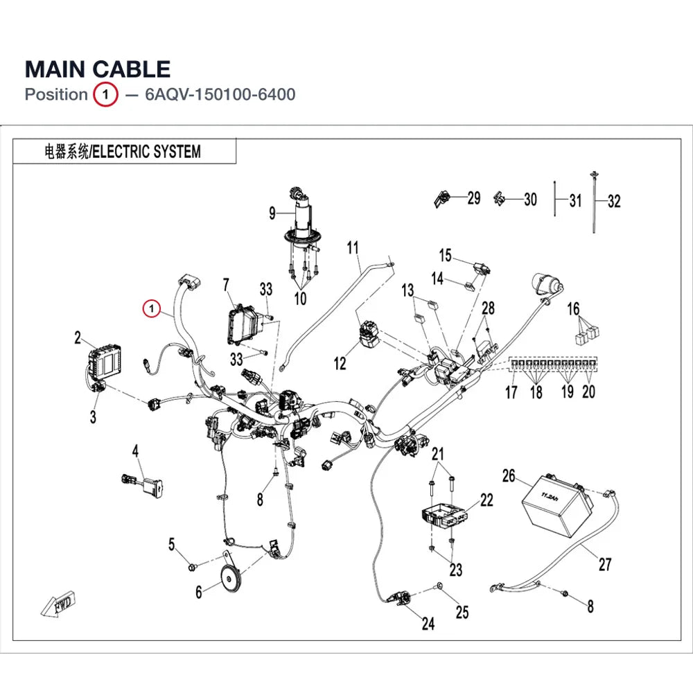 MAIN CABLE product image