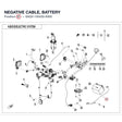 NEGATIVE CABLE, BATTERY product image