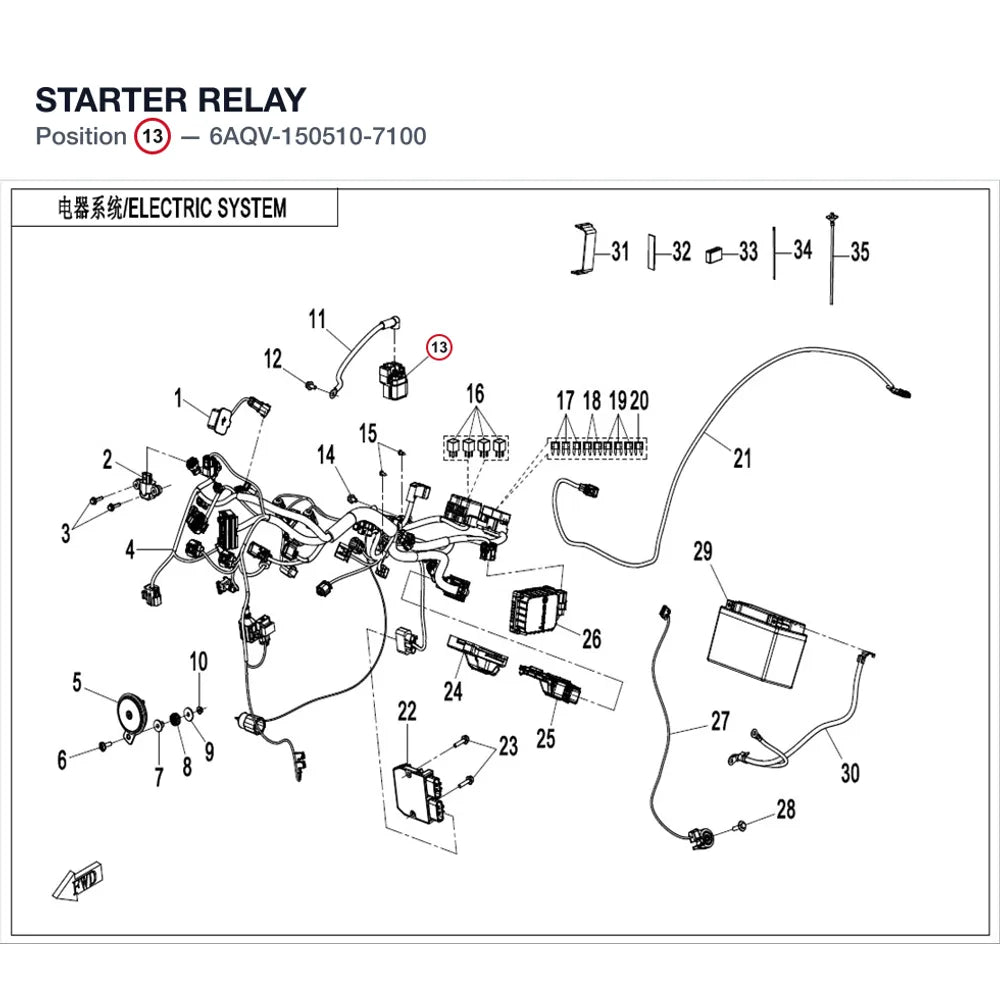 STARTER RELAY product image